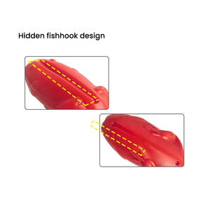 Leurre de pêche souple en forme de grenouille de haute qualité TPE 4,8 cm 5,8 cm, leurre de pêche souple en forme de grenouille, appât artificiel <span class=keywords><strong>pour</strong></span> la pêche - Product Image 4