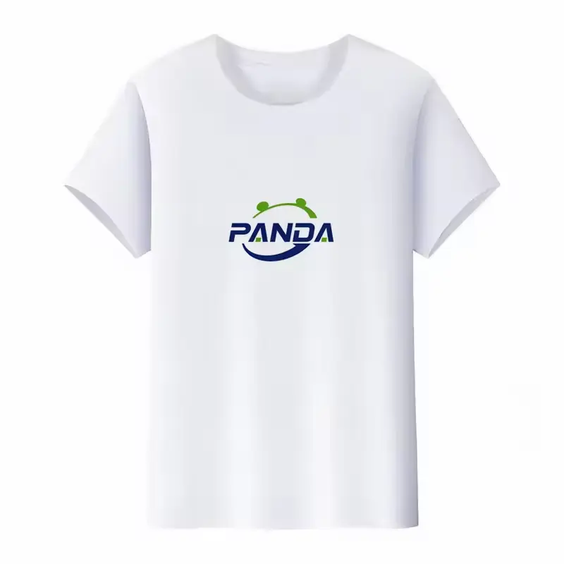 Groothandel Blanco T-Shirt Op Maat Voor Uw Logo Afdrukken Polyester Katoenen Tshirt Bedrukt Plus Size Heren T-Shirt Voor Mannen