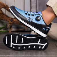 Chaussures de golf unisexes imperméables en cuir véritable à laçage rapide pour la marche, le golf, les sports de plein air, l'hiver et l'été