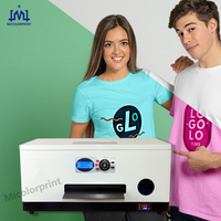 Pengiriman Cepat Printer DTF Dual Head AS XP600/I1600 Sistem Tinta Putih untuk Pakaian