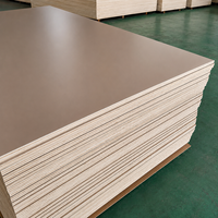 Panneau de contreplaqué peint en mélamine E0 18 mm 2440x1220 mm pour mobilier d'hôtel moderne
