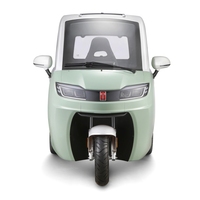 EEC COC approuvé 60V1500W 45 km/h mini voiture électrique bon marché chinoise avec caméra de recul