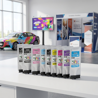 Tinta Stamping Eco Solvent untuk Roland SG3-300 SG3-540 500ml Tinta TE2 Tinta Printer Eco Solvent Cartrige Bahan Impor Massal