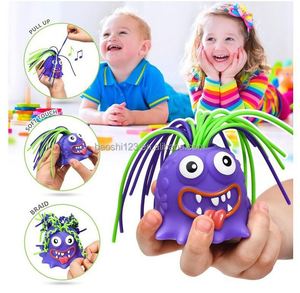 ของเล่นบีบมอนสเตอร์สุดฮา ดึงผมแล้วร้องเสียง ของเล่นแกล้งเพื่อน บรรเทาความเครียด ของเล่นบีบคลายเครียด กล่องสุ่ม ของเล่นฟิดเจ็ต - Product Image 2