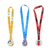 Cintas Personalizadas para Medallas, Cordones Plateados y Bronceados para Medallas de Eventos, Cordones Especiales para Maratones
