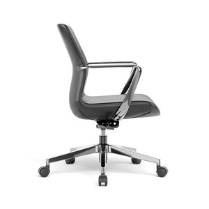 Silla de Oficina Ejecutiva Ergonómica Moderna de Cuero, con Altura Ajustable, Base con Bloqueo Multifuncional y Estructura de Aleación de Aluminio - Product Image 4