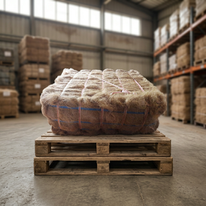 Fibra de Coco Natural para Agricultura, Fardos de Fibra de Coco de 100 kg, Dimensiones 75x75x45 cm, para Filtración y Uso Industrial - Product Image 2