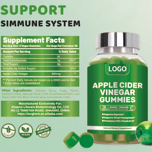 Gomitas de Vinagre de Sidra de Manzana - 1500mg con la Madre - 60 Gomitas de ACV con <span class=keywords><strong>Vitamina</strong></span> B6 y Ácido Fólico <span class=keywords><strong>B12</strong></span> - Product Image 3