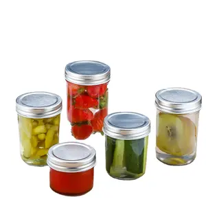 100ml 200ml 250ml 300ml 350ml 500ml jam jars Factory direct sales of glass bottles storage jar