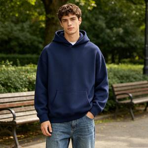 Sudadera con Capucha de Color Sólido, 100% Algodón, 500 g/m², de Alta Calidad, con Bolsillos - Product Image 4