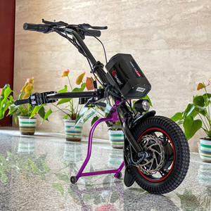 Chuyển tiếp/đảo ngược chức năng 12 "điện handbike 25 km/h điện xe lăn tập tin đính kèm handcycle với CE - Product Image 3