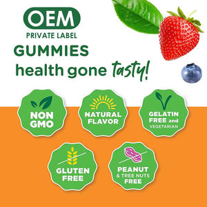 OLLI Vegan probiotik Gummies OEM/ODM/OBM Herbal dukungan pencernaan dan kesehatan Gut untuk dewasa - Product Image 5