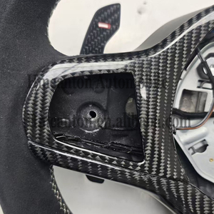 Alcantara พวงมาลัยคาร์บอนไฟเบอร์สำหรับ BMW G Series พวงมาลัย M3 G30 G20 G80 M4 G82 M5 CS - Product Image 5