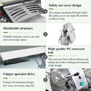 เครื่องรีดแป้งไฟฟ้าอุตสาหกรรมแบบแมนนวล สำหรับรีดแป้งโดว์และฟองดองท์ - Product Image 4