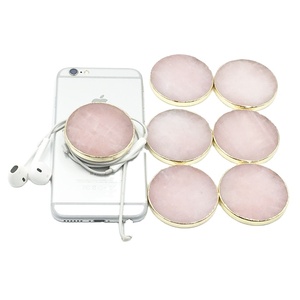 Vòng Rose Quartz Vàng Rim Máy Tính Để Bàn Lười Biếng Xách Tay Thông Minh 360 Độ Phổ Di Động Phụ Kiện Bàn Điện Thoại Chủ - Product Image 1