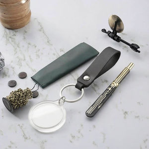 カスタムデジタルフォトアクリル軽量フォトフレームPUレザーストラップキーホルダーセットシルクスクリーン印刷広告用 - Product Image 3