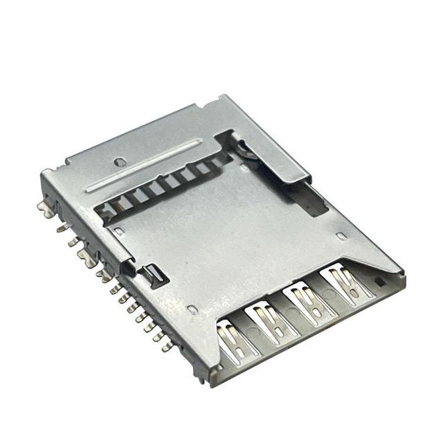 GXD 2-in-1 Micro SIM & TF Card Socket Push-Push Type SMD/SMT Electronic Connector