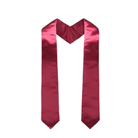 Écharpe de Cérémonie Personnalisée 2026 avec Logo – Écharpe d'Honneur en Satin pour Cérémonie de Remise des Diplômes (Licence, Doctorat)