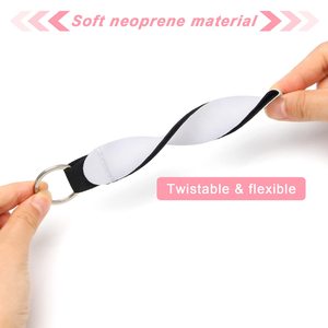 Sublimation <b>Wristlet</b> Keychain Blank Winspeed DIY Neoprene <b>Wristlet</b> Keychain Lanyard, Key Blanks for Women DIY Crafts - Product Image 3