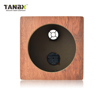 Boîte vide pour caisson de basses de voiture, boîte en bois, coque, 6,5/6 pouces, caisson de basses audio de voiture de haute qualité, boîte vide pour haut-parleur