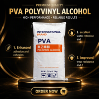 PVA 2288 Poudre d'alcool polyvinylique Bonne fluidité Résistance à l'usure Durabilité Additif pour la construction