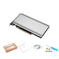 IOCREST Contrôleur de bifurcation avec deux ports M.2 NVMe, interface PCIe 3.1 X16 (largeur de bande X8), 2x M-Key, RAID0/1, pour système de démarrage