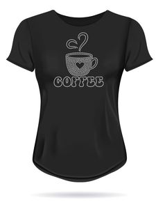 Coffee <span class=keywords><strong>on</strong></span> <span class=keywords><strong>My</strong></span> <span class=keywords><strong>Mind</strong></span> Bling Iron-<span class=keywords><strong>On</strong></span> Transfer Rhinestone Decal Sticker para camiseta y taza Hot Glass Hot Transfers Patches - Product Image 4