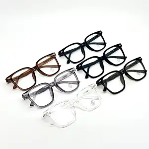Fashion Women Vintage Clear Frame LARGE Eye Glasses Female Transparent Optical Glasses Frames Anti Blue Light Glasses