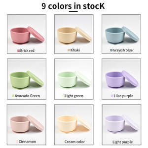 Nuevo Tazón para Niños Libre de BPA, Reutilizable, Antideslizante, de Silicona de Grado Alimenticio, Lindo Tazón para la Cena, Fácil de Limpiar, Tazón de Succión para Bebés con Tapa - Product Image 6