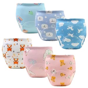 Couche lavable pour bébé en coton pur, réutilisable, douce et lavable - Product Image 6