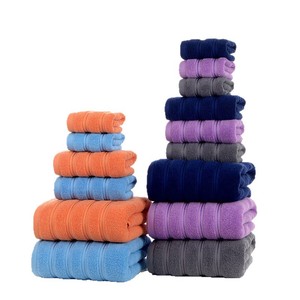 Kim Ryan Pure Cotton Bath Towel <b>Set</b> <b>Square</b> Hand Bath Towels Extra Large Thick 750g Jacquard Weave Export Quality - Product Image 2