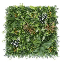 Disegno personalizzato milano muro di erba realistico resistente UV eucalipto plastica 10mm altezza eco-friendly Anti-invecchiamento protezione solare