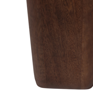 Tavolino quadrato con piano in marmo e base in legno per l'arredamento di soggiorno e camera da letto - Product Image 6