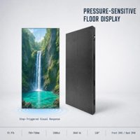Écran de sol LED interactif Vishow5.0 d'intérieur P2.976 à détection de gravité, luminosité 1500 cd, garantie 2 ans, résolution 84x84