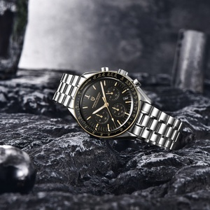 Montre PAGANI DESIGN <span class=keywords><strong>1701</strong></span> classique fabriquée en Chine, entièrement en acier inoxydable, mouvement japonais VK63, chronographe, étanche 10 ATM. - Product Image 4