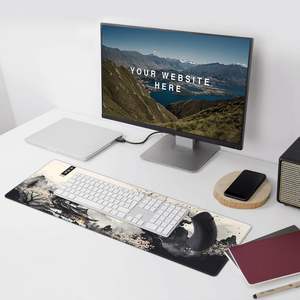 Tapis de souris de jeu XXL personnalisé avec base en caoutchouc antidérapante, contrôle de la vitesse, <span class=keywords><strong>LOL</strong></span> <span class=keywords><strong>Dota</strong></span>, clavier étendu, table pour joueurs d'e-sport, tapis de jeu - Product Image 2