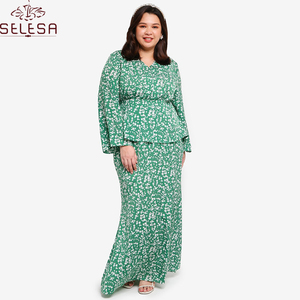 2020 On-Line East Medio Elegante <span class=keywords><strong>Turchia</strong></span> Abiti Da Ufficio <span class=keywords><strong>Donne</strong></span> Tinta Unita Musulmana Grande Vestiti di Formato - Product Image 4