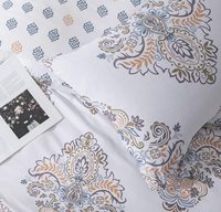 Remise de luxe fleur polyester turc king size couette drap de lit couette ensemble literie couette ensemble