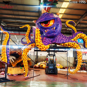 Fabricante de Modelos de Simulación para Exteriores, Modelos Realistas de Vida Marina de Pulpo, Aptos para Parques de Atracciones y Zoológicos, Certificación CE - Product Image 1