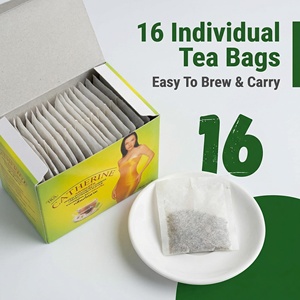 Thé minceur aux herbes Catherine, 16 sachets, détox naturel et thé pour perdre du poids et avoir un ventre plat - Product Image 5