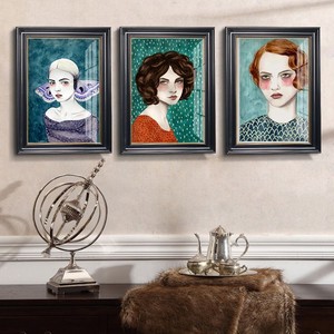 <span class=keywords><strong>Cornice</strong></span> Rettangolare in Legno Nero con Stampa Digitale per Decorazione Murale Domestica - Product Image 4