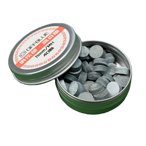 <span class=keywords><strong>Punta</strong></span> de taco de billar Xikuno versión avanzada, 11 mm, cuero, <span class=keywords><strong>40</strong></span> piezas, juego de accesorios de 1/2 caja para taco, color azul claro, para billar - Product Image 3