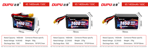 Batterie Li-po DUPU 1450mAh1400mAh <span class=keywords><strong>4S</strong></span> 6S 150C 160C Rechargeable Lithium Ion <span class=keywords><strong>Lipo</strong></span> 3.7v 1800mah Batterie <span class=keywords><strong>2000mah</strong></span> Li Polymer - Product Image 4