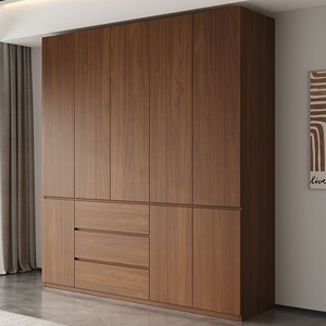 Latest Modern Storage Cabinet Wall Simple Design <strong>Wooden</strong> 3 Door Organizer Wardrobe Furniture Cloth <strong>Cupboard</strong> - Product Image 3
