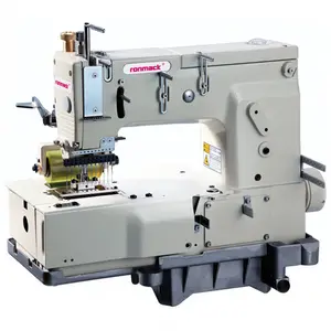 RONMACK RM-1412P Máquina de costura circular de ponto de corrente dupla com 12 agulhas de cama plana