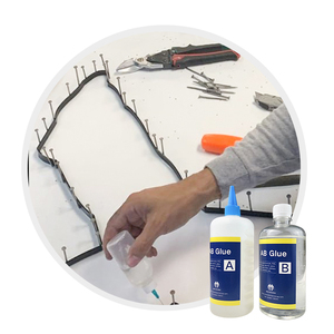 Colla <span class=keywords><strong>Epossidica</strong></span> AB Impermeabile ad Alta Viscosità 500ml, <span class=keywords><strong>Resina</strong></span> Trasparente a Polimerizzazione Istantanea <span class=keywords><strong>per</strong></span> <span class=keywords><strong>Acciaio</strong></span> Inox/Alluminio - Product Image 1