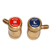 Adaptateur de raccord rapide pour réfrigérant automobile HTL R744, pour raccords de réfrigération, outil de réparation de carrosserie automobile pour Mercedes Maybach