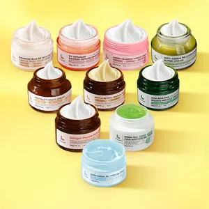 Moisturizer 5X Ceramide Hyaluronic Acid Snail 92 Centella Brightening Cherry Blossom Collagen Cream Green Tea Anti Aging Cream