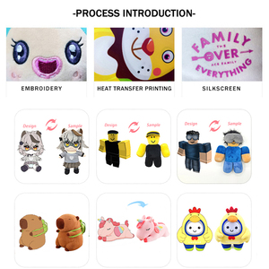 Tùy chỉnh đáng yêu động vật plushies con chó búp bê kích thước nhỏ sang trọng Keychain búp bê làm cho thiết kế của riêng bạn tùy chỉnh sang trọng Keychain - Product Image 6
