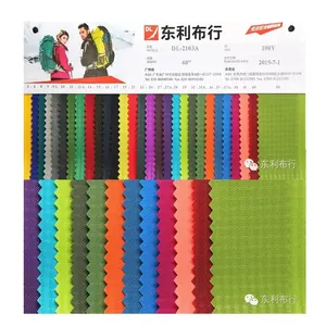 210D 100% Nylon ripstop Oxford fabric fabric PU coated three-lines style